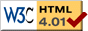 HTML 4.01 Checked!